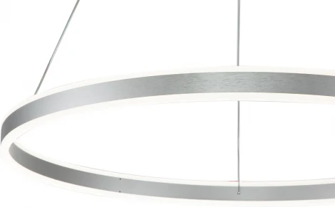 Подвесной светильник Galass V000018L (14001/1P Silver) (LED, 220V, пульт управления, на тросе, кольцо)