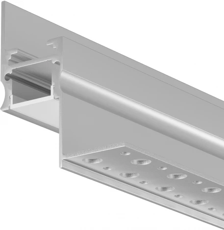 Алюминиевый профиль световая линия встраиваемый под гипсокартон скрытого монтажа 41x51 (Серебро, 2 м), ALM-4151-S-2M 636013 Maytoni 636013