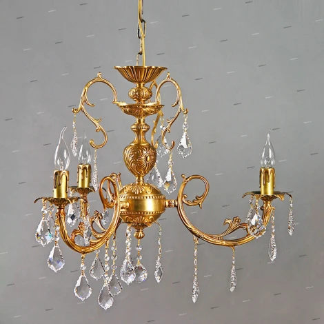 Ambiente by Brizzi Alicante 8888/3 AB Leaf Crystal