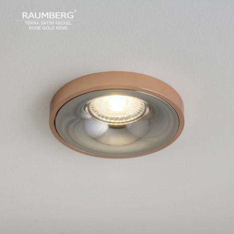 Встраиваемый светильник Raumberg TerraSNi\RGd Satin Nickel\Rose Gold