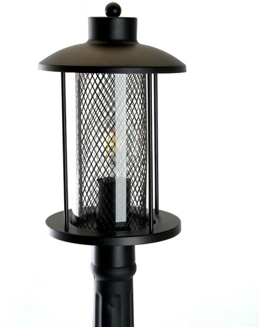 Уличный наземный светильник Feron Бордо 48391 PL726 60W E27 черный (220V, IP44)