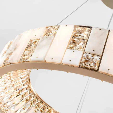 Подвесная люстра светодиодная с регулировкой цветовой температуры Modelux MODELUX ML.6988.600P GD