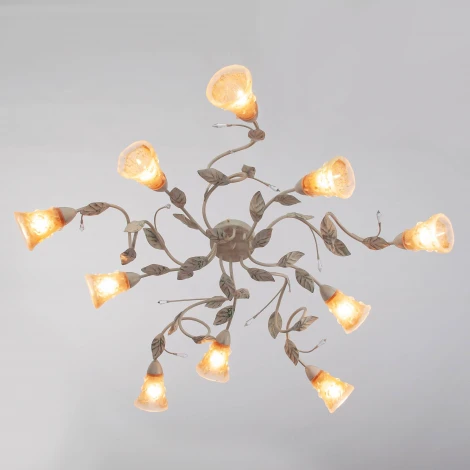 Потолочная люстра Doge Luce 163 163PL10Y2-385 (220V, цветы)