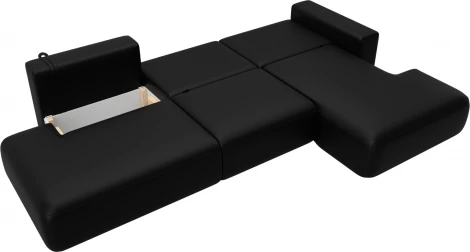 Диван угловой Лига-036 НПБ Модерн Лонг правый угол Лига Диванов (Экокожа) арт.127752