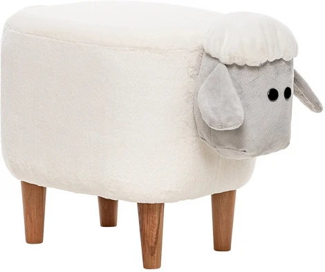 Пуф Leset Lamb COMBI (Фанера,Брус/Искусственный мех) Leset арт.2500000122071