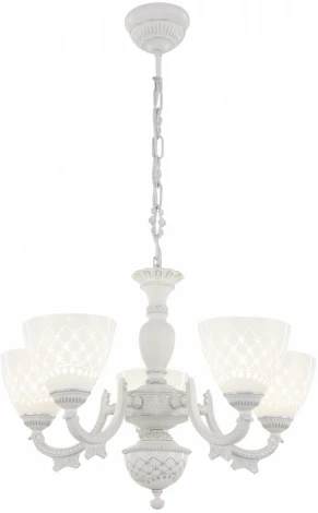 Подвесная люстра Arte Milano AM343837 343837/5 WT+SL (220V, на цепи)