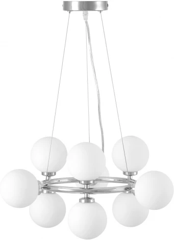 Подвесной светильник Lumina Deco Marsiada LDP 6033-9 CHR (220V, на тросе, шарики, молекулы)