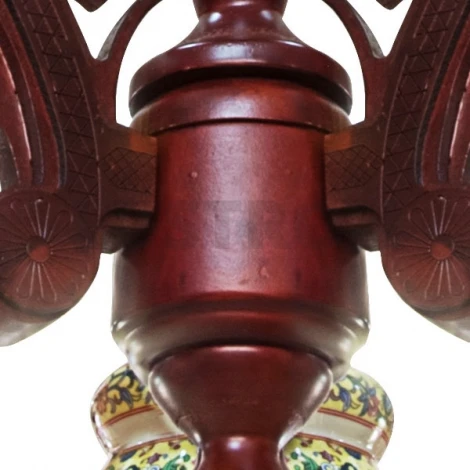 Потолочная люстра N-Light 6074 6074-3 красное дерево