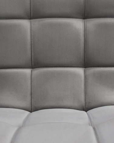 Набор 2 шт стул барный DOBRIN KRUGER ARM (серый велюр (MJ9-75))