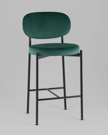 Стул полубарный Бриф VD велюр зеленый Stool Group УТ000042502