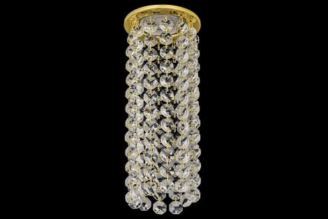 Встраиваемый светильник хрустальный Dio D'Arte Osimo Gold GU10.5.14.8.109 G (220V, круглые)