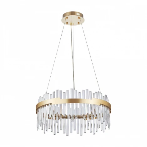 Подвесная люстра Arte Milano Venezia 312011/D600 BS (регулировка яркости, LED, 220V, хрусталь, пульт управления, на тросе, круглые)