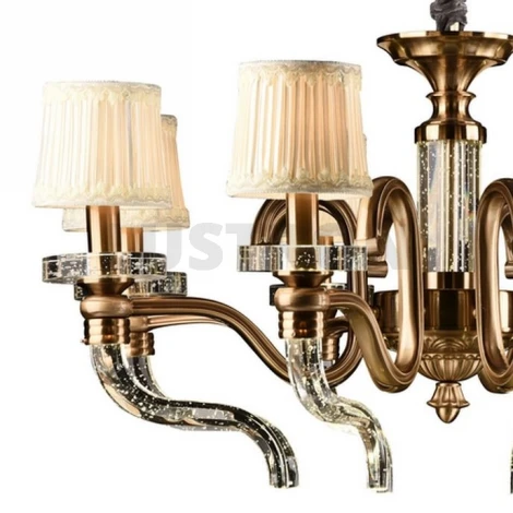 Подвесная люстра IDLamp Ines 403/8-LEDOldbronze