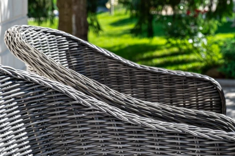 "Эспрессо" обеденная группа плетеная, цвет графит 4SIS арт.УТ-00002205