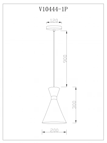 Подвесной светильник Moderli Pesaro V11555-1P (220V)