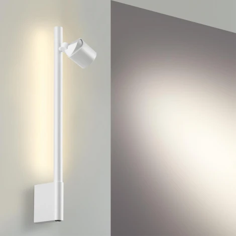 Светильник настенный диммируемый (выключатель) Novotech Fermo 359312 OVER белый LED 7W+7W 4000K 220V (регулировка яркости)