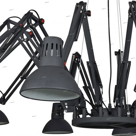 Подвесная люстра Arte Lamp Ragno A2043SP-12BK