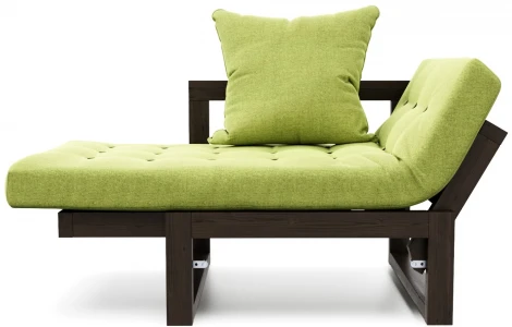 Кресло Arsko Амбер венге зеленая рогожка