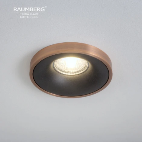 Встраиваемый светильник Raumberg TerraBk\Copper Black\Copper
