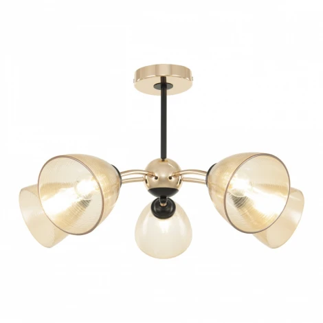 Потолочная люстра на штанге Arte Milano Napoli-329007 329007/5 GD.BK (220V)