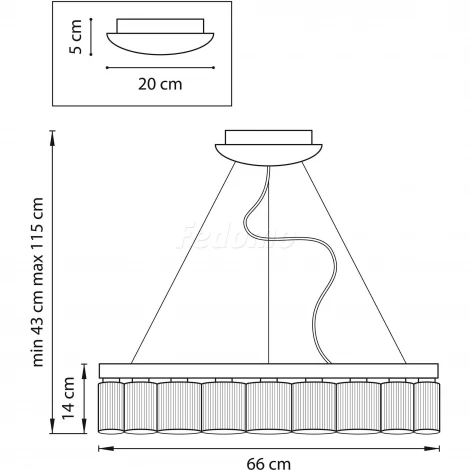 Подвесной светильник Lightstar Nibbler 812186 (220V, на тросе, цветы)
