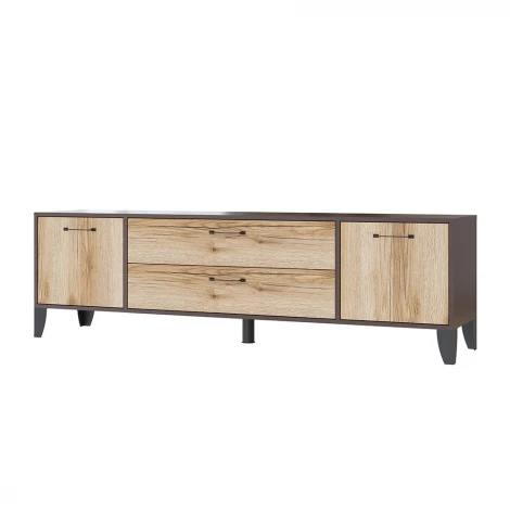 Тумба под телевизор ТЭКС Парус-13, Венге, Дуб делано