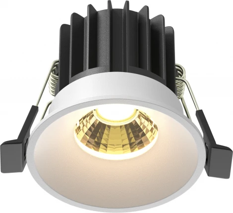 Встраиваемый светильник Maytoni Round DL058-7W2.7K-W (LED, 220V, круглые)