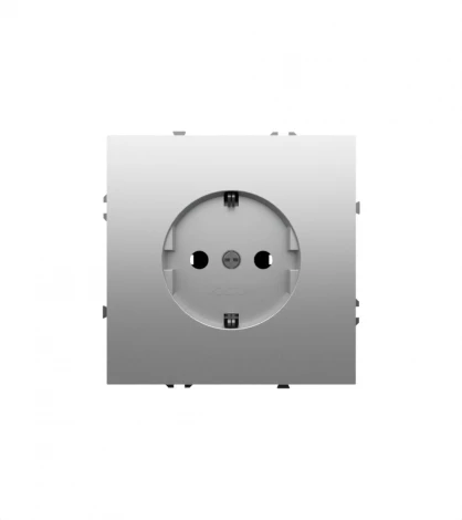 Розетка с заземлением (шелк) Voltum S70 VLS040104