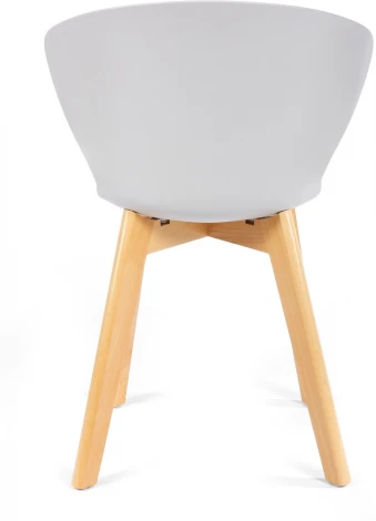 Стул Gracia белый с деревянными ножками Bradexhome арт.FR 0031