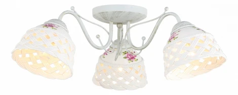 Потолочная люстра Arte Lamp Wicker A6616PL-3WG