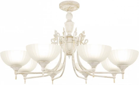 Потолочная люстра на штанге Arte Milano AM340049 340049/8 WT+G (220V)