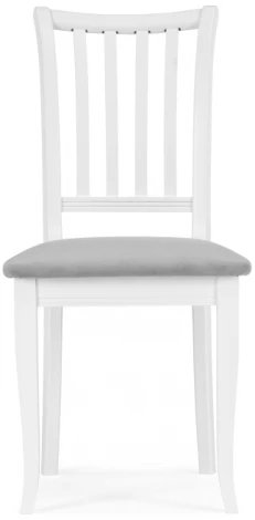Деревянный стул Woodville Фрезино серый велюр / белый 515972