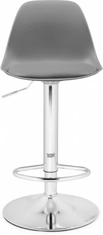 Барный стул Woodville Soft gray / chrome