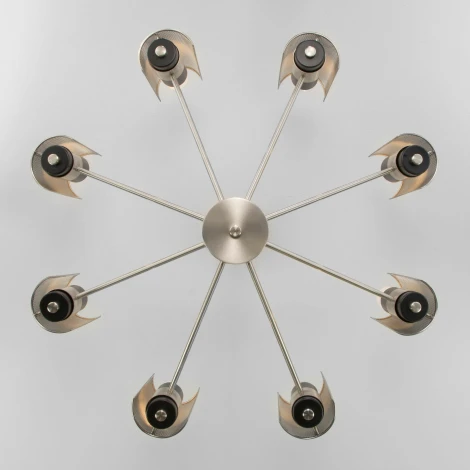 Потолочная люстра на штанге Eurosvet Grino 70139/8 никель (220V)