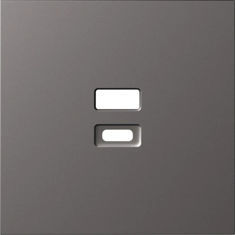 Накладка для розеток USB, матовый титан Donel S08 DS28645