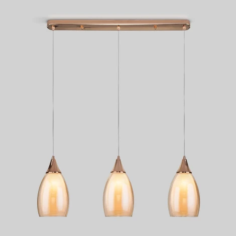 Подвесной светильник Eurosvet Cosmic 50285/3 золото (220V, на проводе)