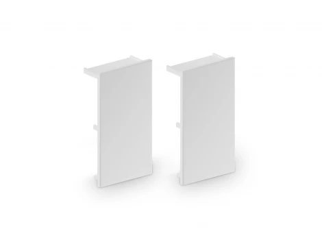 Комплект заглушек для накладного шинопровода белый 2шт Ambrella Magnetic Ultra slim 26 48В GV1171