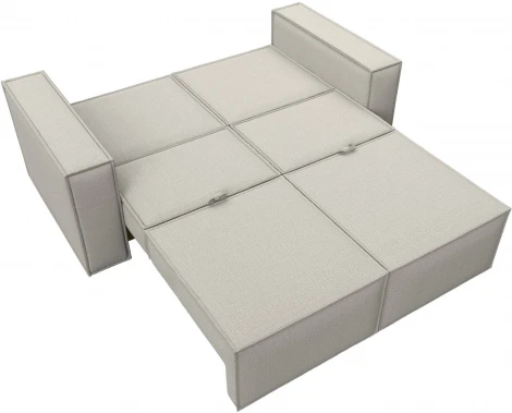 Диван прямой Куба мини (Бежевый/Рогожка) Лига Диванов арт.121889