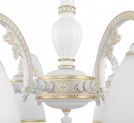 Подвесная люстра Arte Milano AM340837 340837/6 WT+G (220V, на цепи)