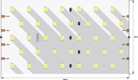 Светодиодная лента DesignLed LUX DSG2350-24-WW-33