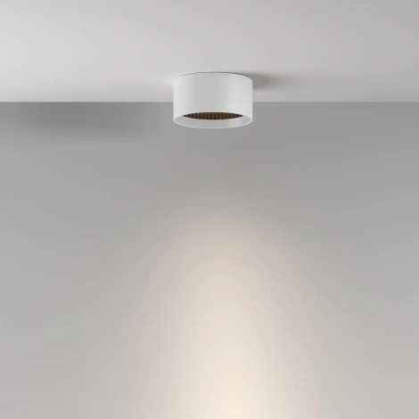 Накладной потолочный светильник влагостойкий LED Maytoni Glare C122CL-L7-3K-W (220V, круглые)