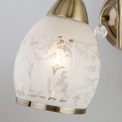 Бра Eurosvet 30026 30026/1 античная бронза (220V, выключатель)