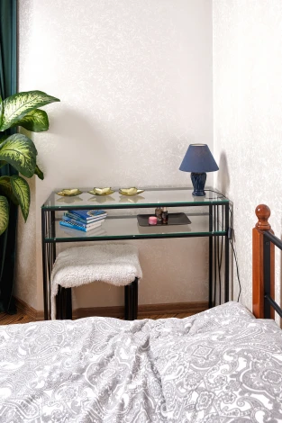 Консольный стол AllConsoles 1121-CB clear черный муар