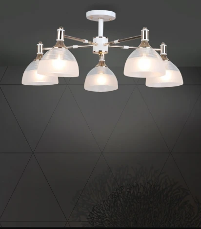 Потолочная люстра на штанге Wedo Light Alana WD3616/5C-WT-FGD-WT