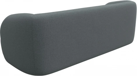 Диван прямой Лига-041 (Серый/Рогожка) Лига Диванов арт.124233