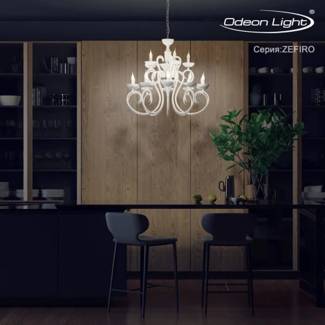 Подвесная люстра Odeon Light Zefiro 3932/8