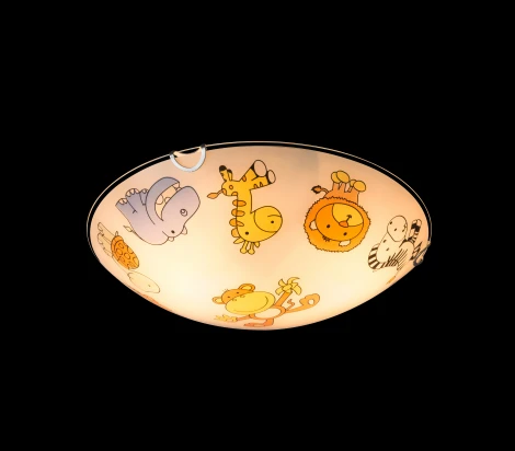 Настенно-потолочный светильник Globo Kiddy 40607 (для детской, 220V, животные)