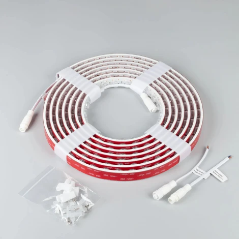 Светодиодная лента герметичная FLT-PS-A42-23mm 24V Day4000 (21 W/m, IP67, 15deg, 5m) (Arlight) 049311