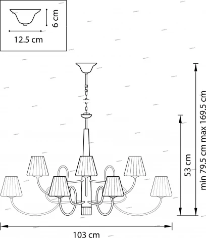 Подвесная люстра Lightstar Vortico 814337