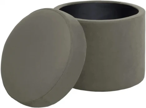 Пуф Barrel малый ОГОГО (арт.333474), (Ткань/Серый)
